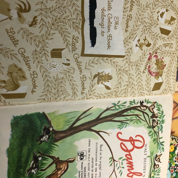 Lot of 9 Vintage Little Golden Books Bambi Monster the End of the book Grover - Picture 16 of 16